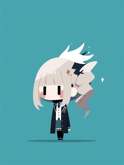 A white hair anime by ArtKey on Dribbble