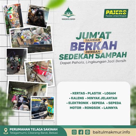 Sedekah Sampah Masjid Baitul Makmur