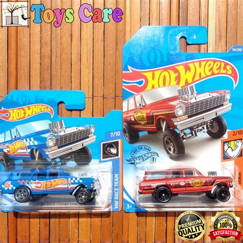 HIJAU MERAH Hotwheels 64 NOVA WAGON GASSER 2019 Green 2020 Red 2021