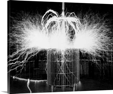 Tesla Coil Experiment Circa 1899 Great Big Canvas