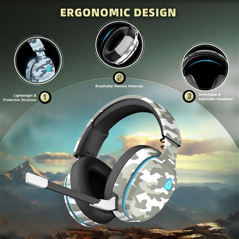 Gtheos 2 4ghz Wireless Gaming Headset For Pc Ps4 Ps5 Mac Nintendo