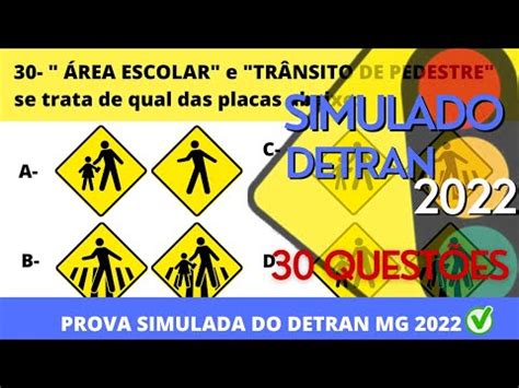 Simulado Detran Prova Simulada Do Detran Mg Quest Es De