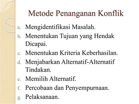 Konflik Dalam Organisasi Ppt