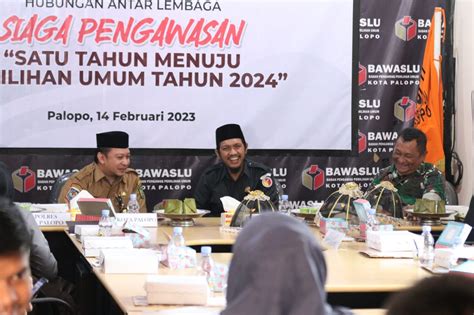 Rapat Siaga Pengawasan Satu Tahun Menuju Pemilu Bawaslu Palopo