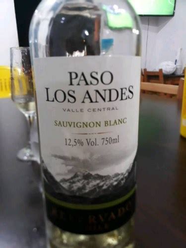 Reservado Paso Los Andes Sauvignon Blanc Vivino US