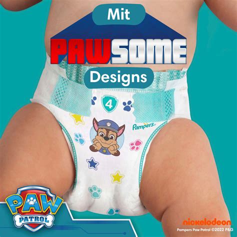 Pampers Windeln Baby Dry Gr 4 9 14 Kg Limited Edition Paw Patrol