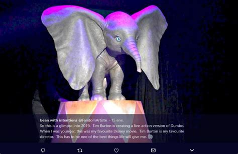 La Primera Imagen Del Dumbo De Tim Burton Que Ha Enloquecido En Redes