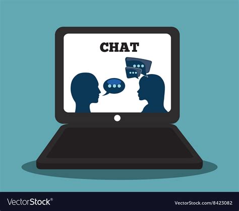 Graphic of chat design editable Royalty Free Vector Image