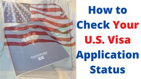 How To Check Your Dv And Other U S Visa Application Status Youtube