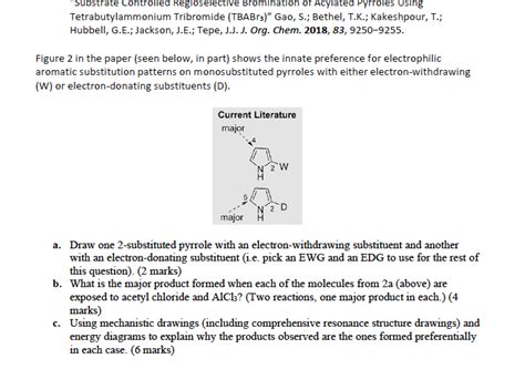 Substrate Controlled Regioselective Bromination Of Chegg