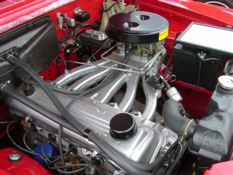 1962 Plymouth Valiant V 200 Hyper Pak Engine Compartment