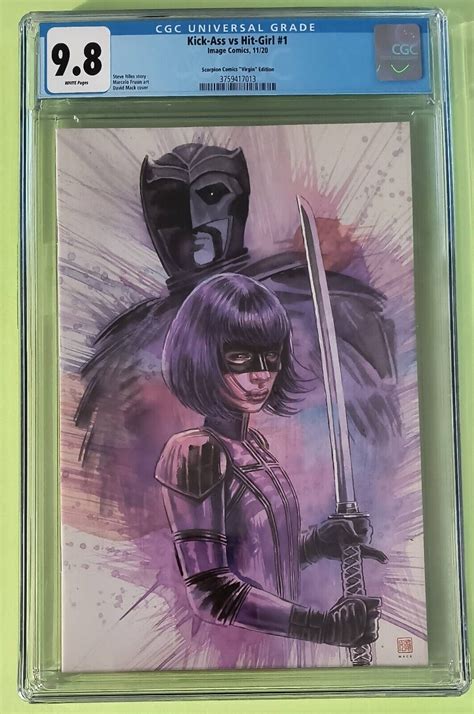 Kick Ass Vs Hit Girl David Mack Virgin Variant Limited Copies