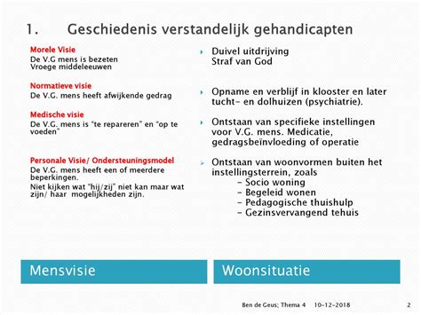 Thema 4 Integratie Van Mensen Met Een Verstandelijke Beperking Ppt