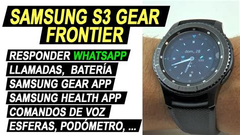 Cómo Instalar Whatsapp En El Reloj Inteligente Gear S3 Tutorial Paso