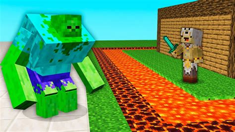 Zombie Mutant Géant Vs La Base La Plus Sécurisée De Minecraft Youtube