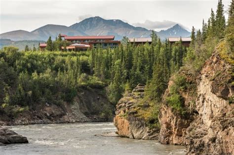 The Mckinley Chalet Overlooks The Nenana River Alaska Travel Denali