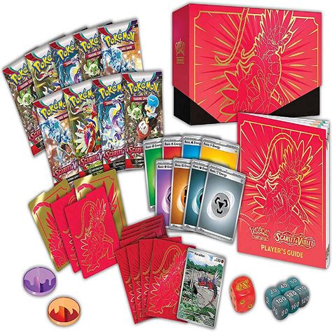 Pokemon Tcg Red Koraidon Elite Trainer Box Scarlet Violet Trading Card Game