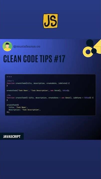 Javascript Clean Code Tips 17 Javascript Youtube