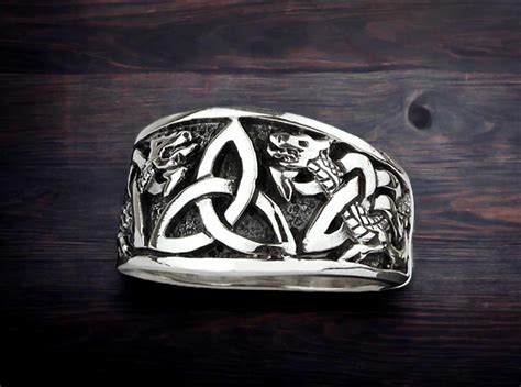 Keltischer Knoten Anh Nger Silber Triquetra Trinity Knot Celtic