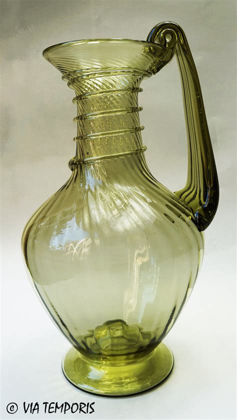 Verre Gallo Romain Carafe Avec Anse Iiie S Via Temporis