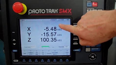 Proto Trak Cnc Mill Basic Screen Overview Youtube