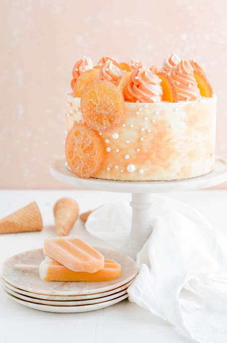 Orange Decorated Cake