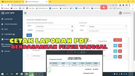 Ratakan Source Code Aplikasi Pembayaran SPP Berbasis Web MYSQLi