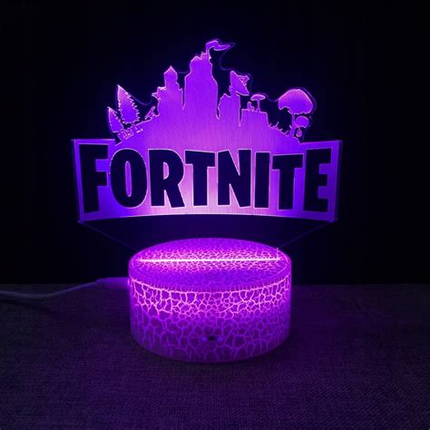 Lampka 3D Nocna Led Usb Na Prezent FORTNITE Compliment