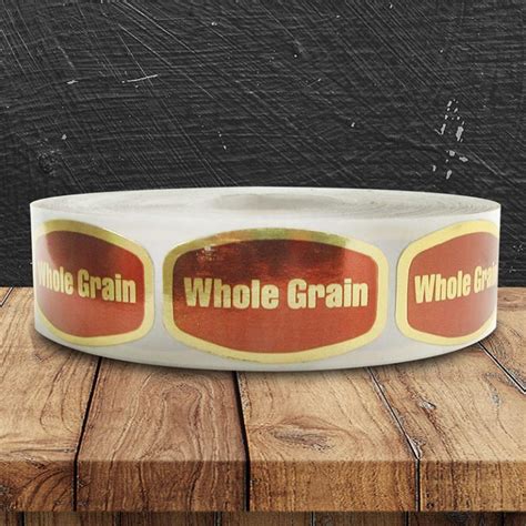 Whole Grain Labels | 1000 Stickers - Brenmarco.com