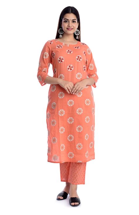 Jaipuri Cotton Print Kurta Pant Set Rs 550 Per Pc Rs 2750 Per Set