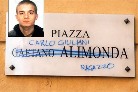 G Di Genova Il Padre Di Carlo Giuliani Anche Il Carabiniere