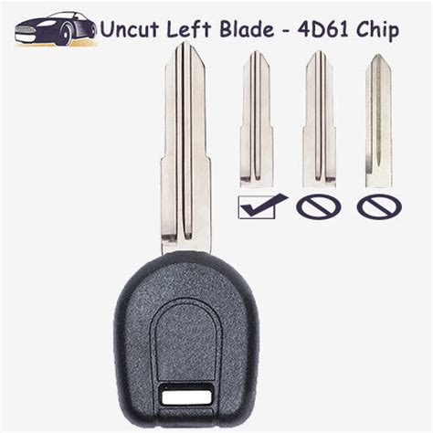 Uncut Ignition Transponder Key Fob D Chip For Mitsubishi Diamante