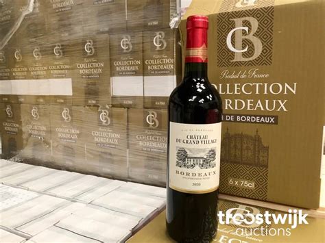 2020 Château grand village Bordeaux AOP Vin rouge Troostwijk