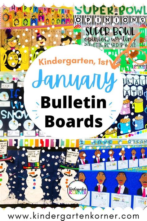 The Best January Bulletin Boards For Kindergarten And 1st Grade