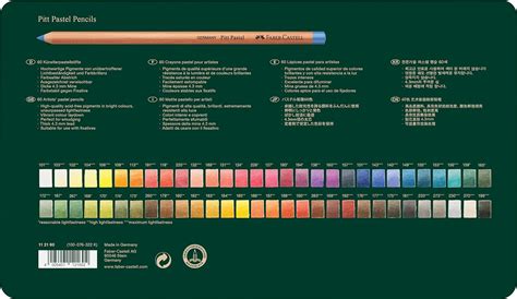 Faber Castel Pitt Juego De L Pices Para Colorear Pastell