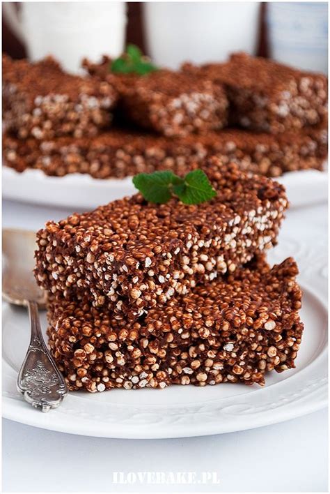 Czekoladowe Batoniki Quinoa I Love Bake Culinary Recipes Food