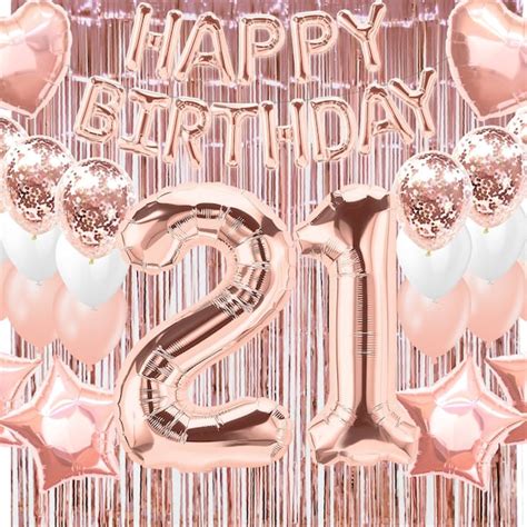 21st Birthday Decorations Etsy