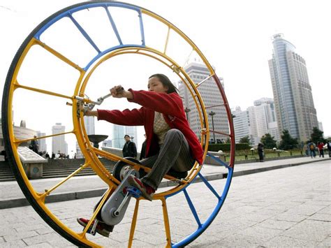 Totally Bizarre Vehicles From Around The World Unicycle Bicycle