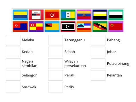 Bendera Bendera Negeri Di Malaysia Match Up