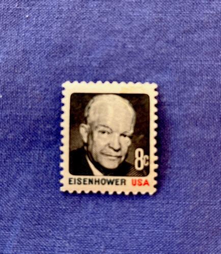 Eisenhower Cent Stamp Mint With Gum Ebay