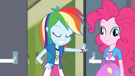 2827049 Safe Screencap Pinkie Pie Rainbow Dash Equestria Girls