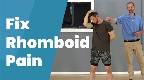 Fix Rhomboid Pain With Exercises YouTube