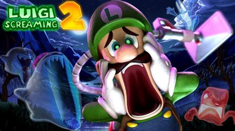 Luigi Screaming 2 In 2022 Scream 2 Luigi Luigis Mansion