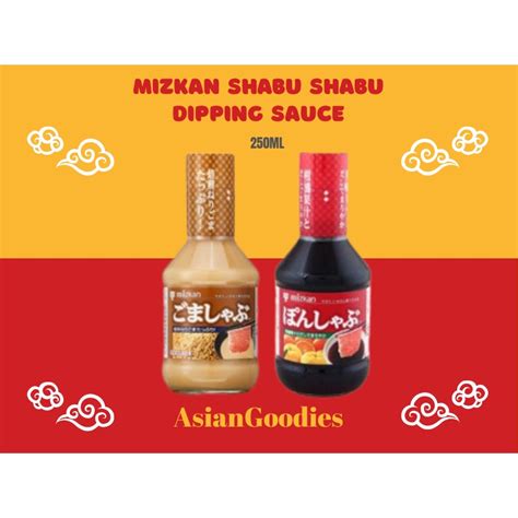 Mizkan Shabu Shabu Dipping Sauce Sesame Citrus Soy 250ml Shopee