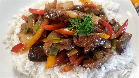 How To Make Pepper Steak With Rice Dinner Recipes Youtube