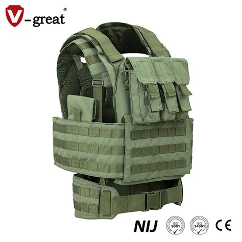 Quick Release Velcro Military Police Tactical Body Armor Protection ...