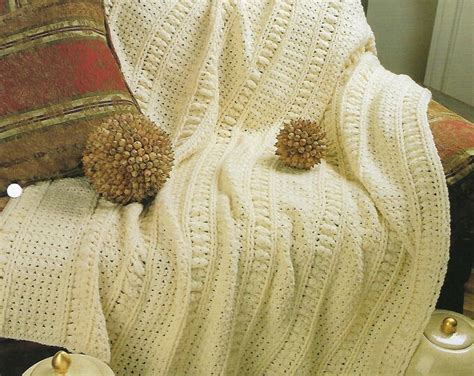 Essence Of Elegance Crochet Afghan Blanket Patternthe Needlecraft Shop Etsy