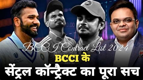 Bcci Central Contract List Bcci Terminates Ishan Kishan And