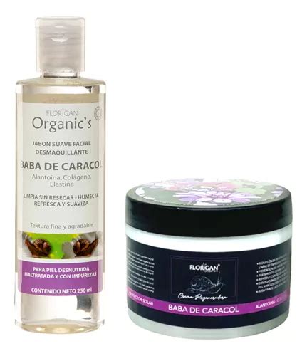 Crema Baba De Caracol Gr Jabon Facial Florigan Env O Gratis