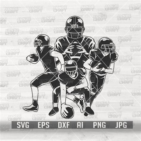 Football Player Svg Football Team Svg Football Shirt Svg Etsy New Zealand